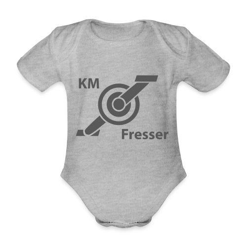 Kilometer Fresser Kurbel - Baby Bio-Kurzarm-Body
