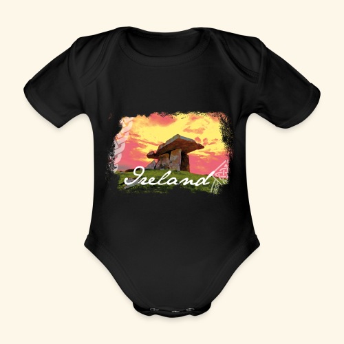 Irland Poulnabroune Dolmen - Baby Bio-Kurzarm-Body