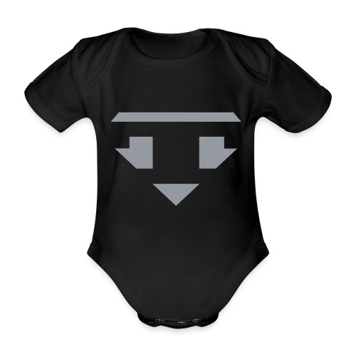 Twanneman logo Reverse - Baby bio-rompertje met korte mouwen