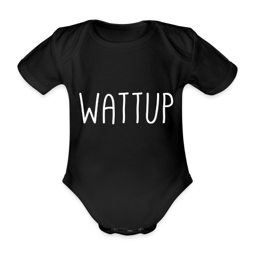 wattup2 png - Baby bio-rompertje met korte mouwen