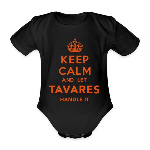 Keep Calm Tavares - Ekologisk kortärmad babybody