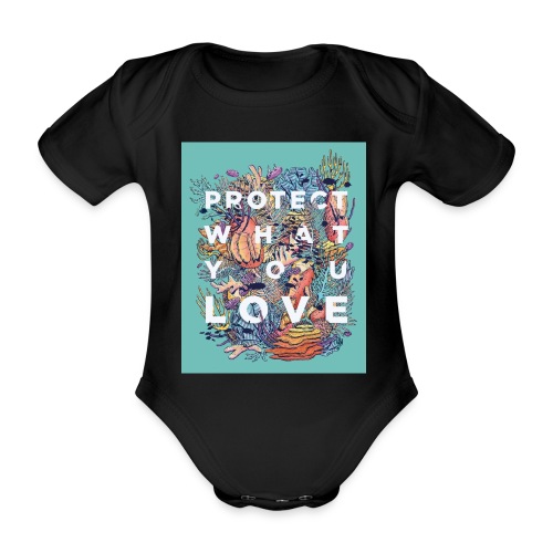 Proteggi ciò che ami - Body ecologico per neonato a manica corta