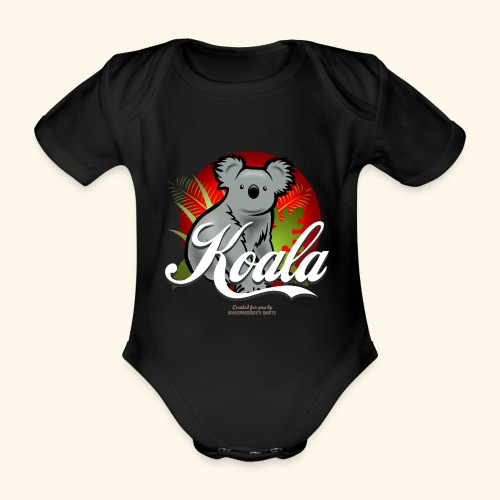 Koala T Shirt Design - Baby Bio-Kurzarm-Body