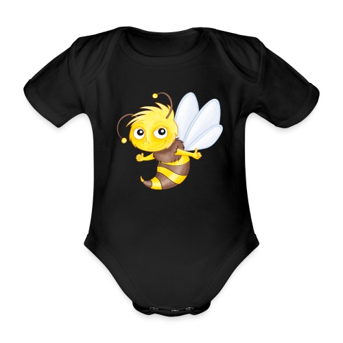 kleine Biene - Baby Bio-Kurzarm-Body