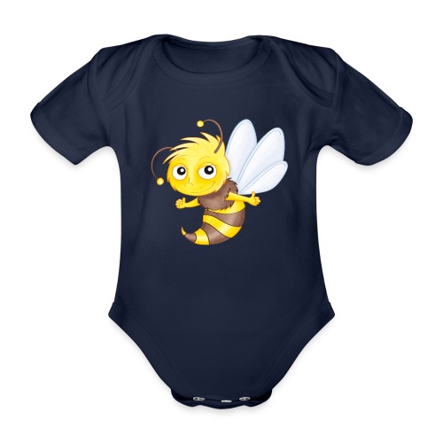 kleine Biene - Baby Bio-Kurzarm-Body