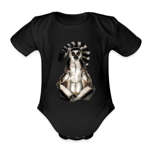 Lemur Katta - Baby Bio-Kurzarm-Body