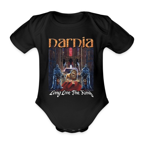 Narnia - Long Live The King - Organic Short-sleeved Baby Bodysuit