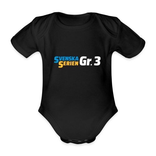 SSGr3 vit - Ekologisk kortärmad babybody