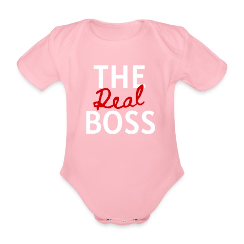 The real boss - Økologisk kortermet baby-body
