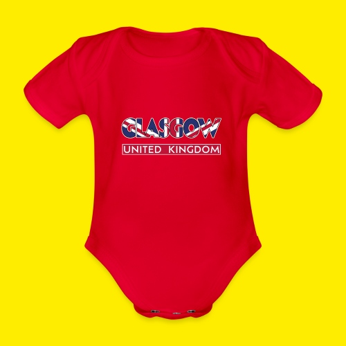 Glasgow - United Kingdom - Baby bio-rompertje met korte mouwen