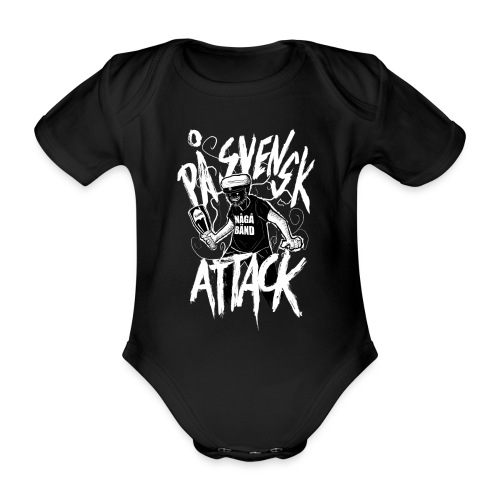 På Svenska Tack - Organic Short-sleeved Baby Bodysuit