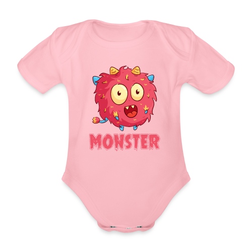 Monster - Baby Bio-Kurzarm-Body