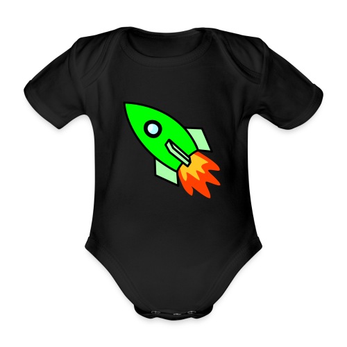 neon green - Organic Short-sleeved Baby Bodysuit