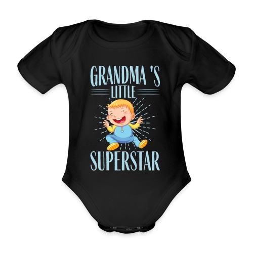 Grandpa's little Superstar - Baby Bio-Kurzarm-Body