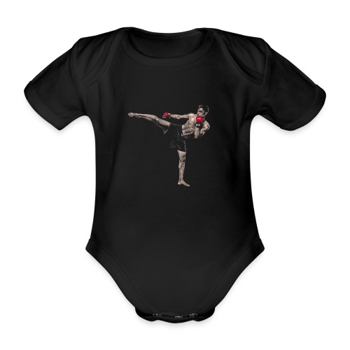 Kickboxer - Baby Bio-Kurzarm-Body