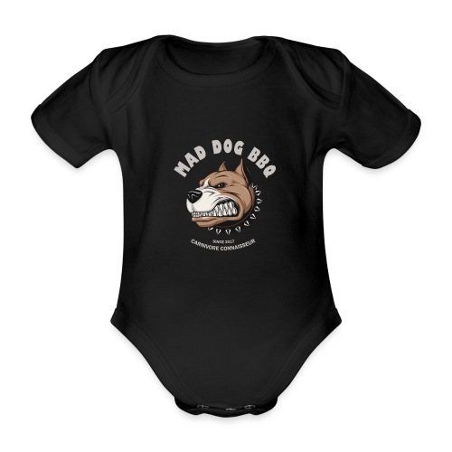 Mad Dog Barbecue (Grillshirt) - Baby Bio-Kurzarm-Body