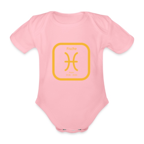 Horoskop fish12 - Ekologiczne body niemowlęce z krótkim rękawem