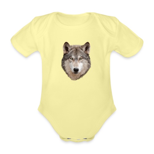 Wolf - Baby Bio-Kurzarm-Body