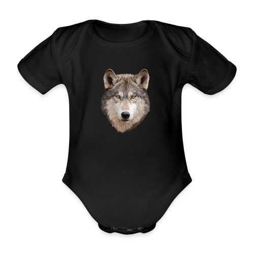 Wolf - Baby Bio-Kurzarm-Body