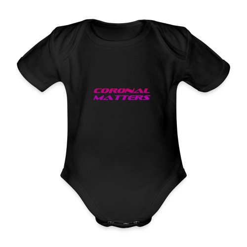 Coronal Matters logo - Organic Short-sleeved Baby Bodysuit