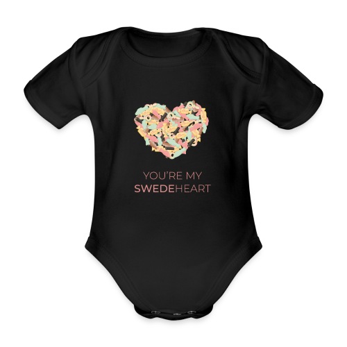 SWEDEheart - Ekologisk kortärmad babybody