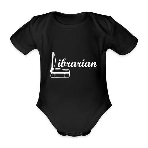 0325 Librarian Librarian Cool design - Ekologiczne body niemowlęce z krótkim rękawem