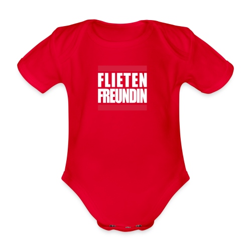 Flietenfreundin - Baby Bio-Kurzarm-Body