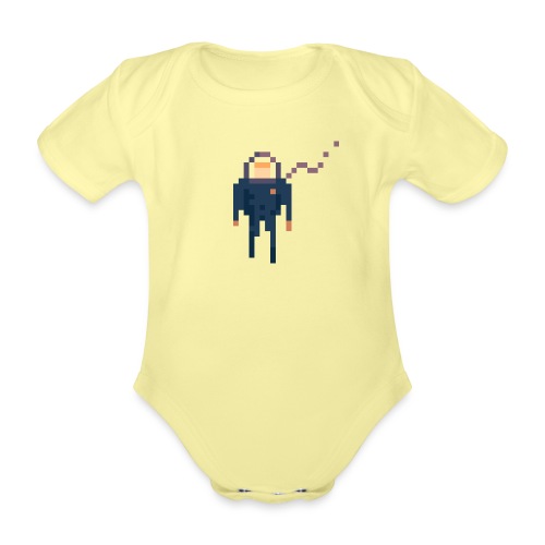 Ziran spaceman logo - Ekologisk kortärmad babybody