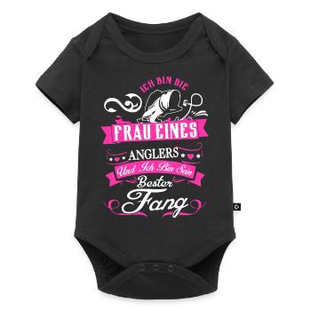 BESTER FANG - Liebe - Baby Premium Kurzarmbody - Schwarz - Vorne
