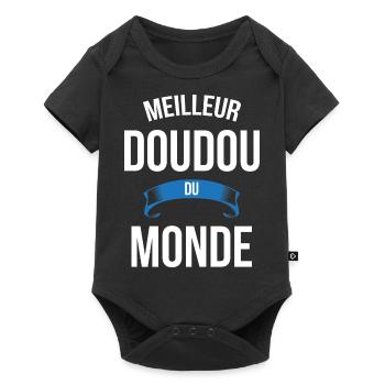 Meilleur Doudou du monde homme - Body à manches courtes Premium Bébé - noir - Devant