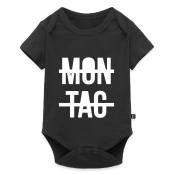 Monday - Baby Premium short-sleeve bodysuit - black - Front