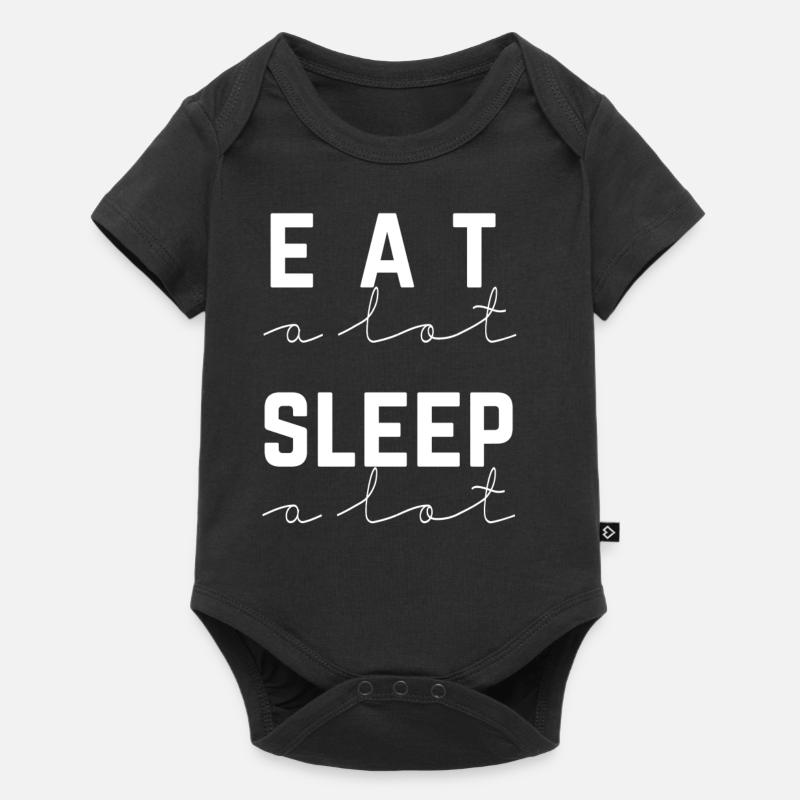 dormir beaucoup - Body à manches courtes Premium Bébé - noir
