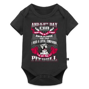 Pit Bull Pitbull Loyal Companion Prayer Gift - Baby Premium short-sleeve bodysuit - black - Front