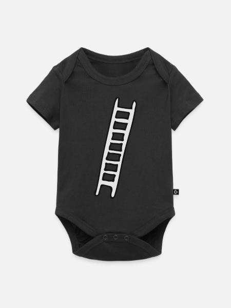 Leiter - Baby Premium Kurzarmbody - Schwarz