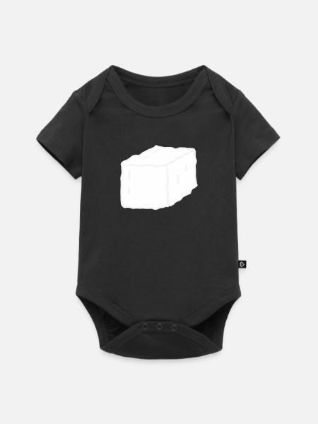 Zucker - Baby Premium Kurzarmbody - Schwarz