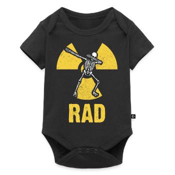 Rad tupf Skelett mri Technologe Radiologie - Baby Premium Kurzarmbody - Schwarz - Vorne