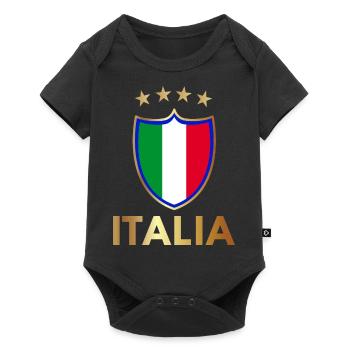 ITALIA 2021 Italy Fan - Baby Premium short-sleeve bodysuit - black - Front