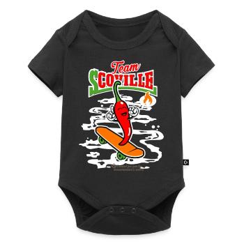 Chili Team Scoville - Baby Premium short-sleeve bodysuit - black - Front
