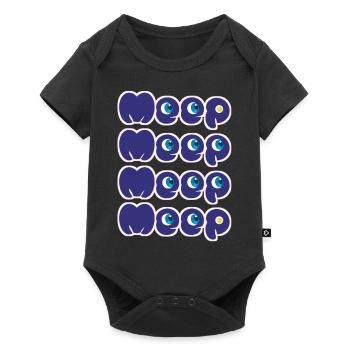 Meep Meep - Baby Premium short-sleeve bodysuit - black - Front