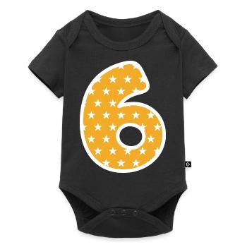 Six - Body à manches courtes Premium Bébé - noir - Devant