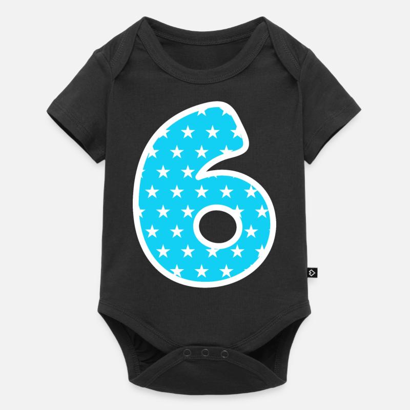 6 - Baby Premium Kurzarmbody - Schwarz