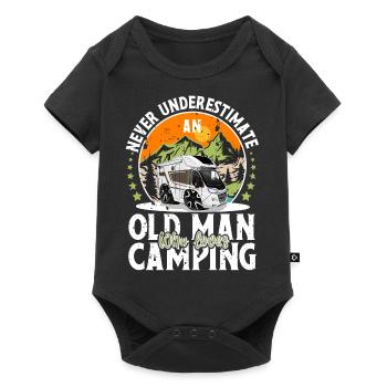 Camping Camper Campen - Baby Premium short-sleeve bodysuit - black - Front