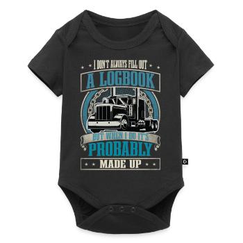 Truck Driver - Baby Premium short-sleeve bodysuit - black - Front