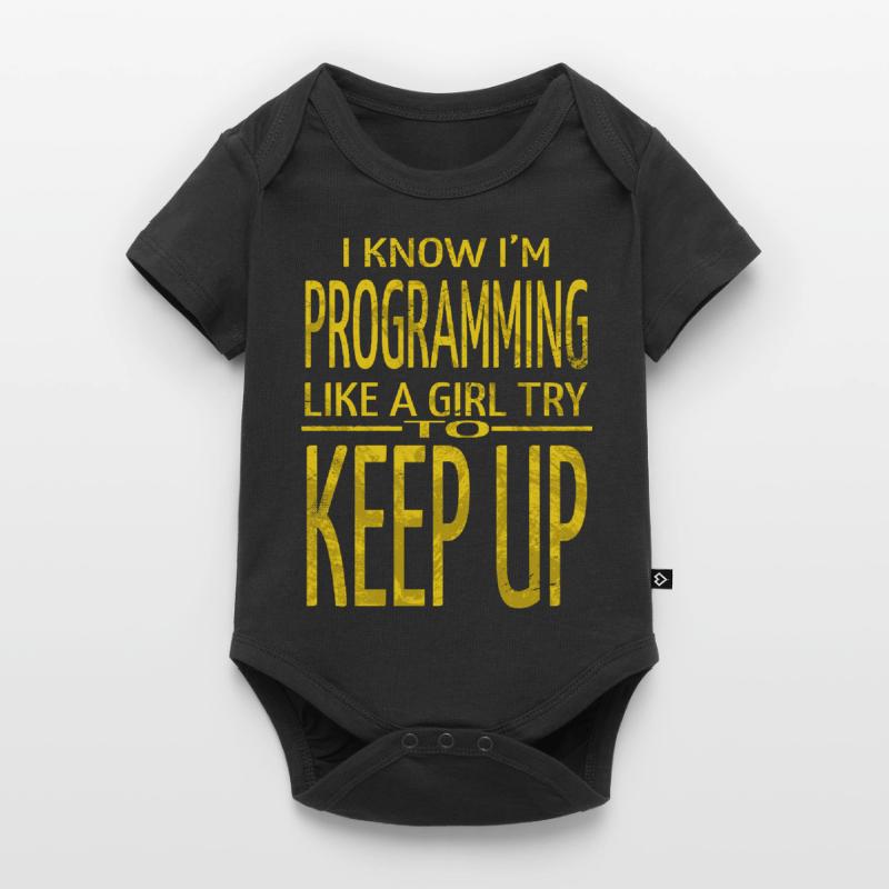 Computer Language Bday Statement Backend Developer Baby Premium short-sleeve bodysuit