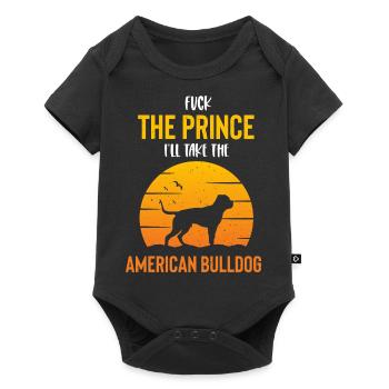 American Bulldog Amerikanische Bulldogge - Baby Premium short-sleeve bodysuit - black - Front