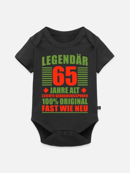 Legendär - Baby Premium Kurzarmbody - Schwarz