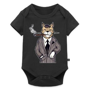 Cat Cat Cat Shirt Cat Gift Idea Kitten - Body à manches courtes Premium Bébé - noir - Devant