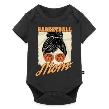 Basketball Mom - Baby Premium short-sleeve bodysuit - black - Front