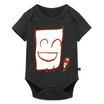 Happy fellas (white) - Baby Premium short-sleeve bodysuit - black - Front