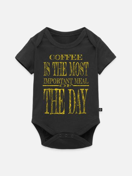 bday geek happy quote funny funny quote milk - Baby Premium kortärmad bodysuit - svart